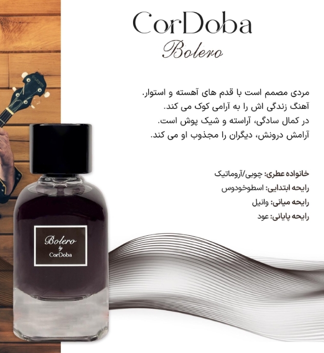 عطر ادکلن مردانه کوردوبا بولرو مشابه استرانگر ویت یو جورجیو ارمانی ۱۰۰ مبل