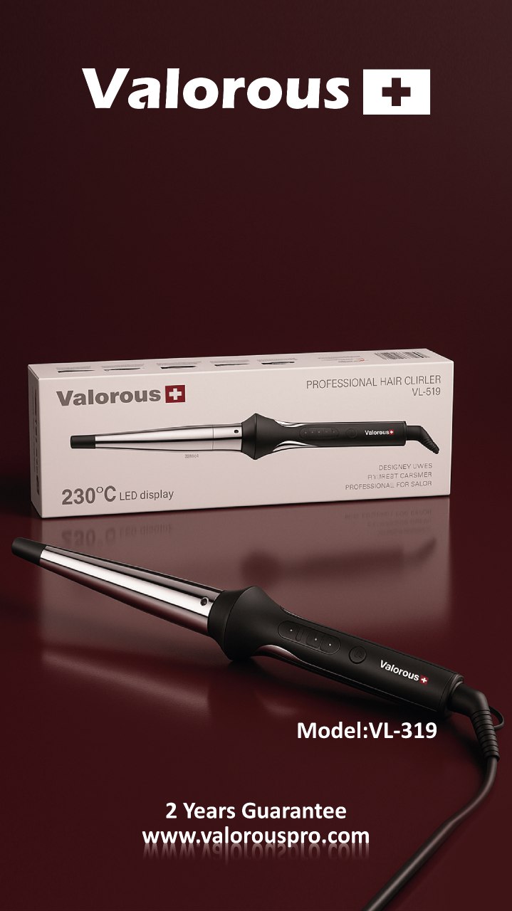 فرکننده مخروطی والوروس 19-25میلی متر/ ˚LED 230 حرفه ای Valorous model VL-319