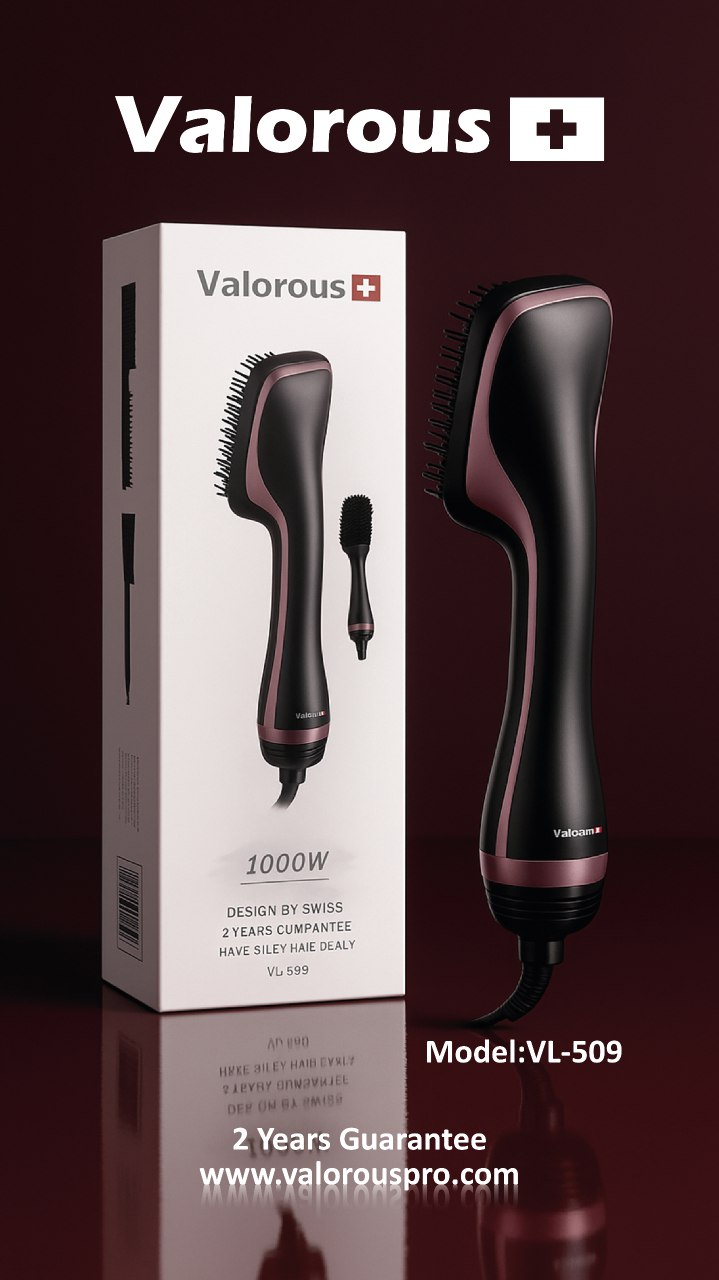 سشواربرس دار 1000وات والوروس Valorous  modelVL-509